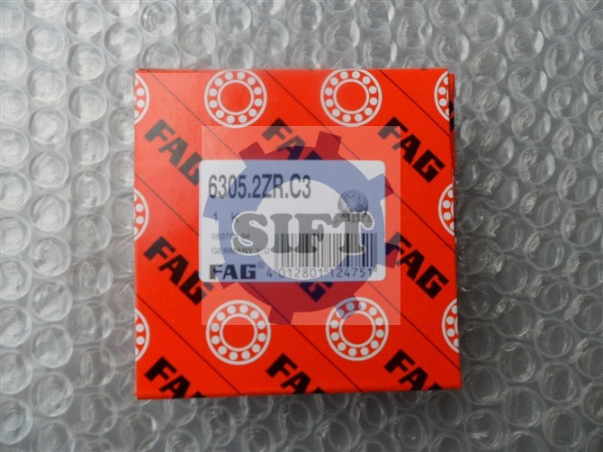 FAG  6305-2ZR Deep Groove Ball Bearing Metal Shields 25x62x17mm NEW 2-PACK 